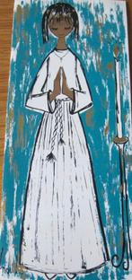 Belgische communie kaart - dubbel - nieuw, Verzamelen, Ansichtkaarten | Themakaarten, Ophalen of Verzenden, 1960 tot 1980, Ongelopen