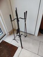 Zwart open haardstel, Ophalen of Verzenden, Vrijstaande haard, Houthaard