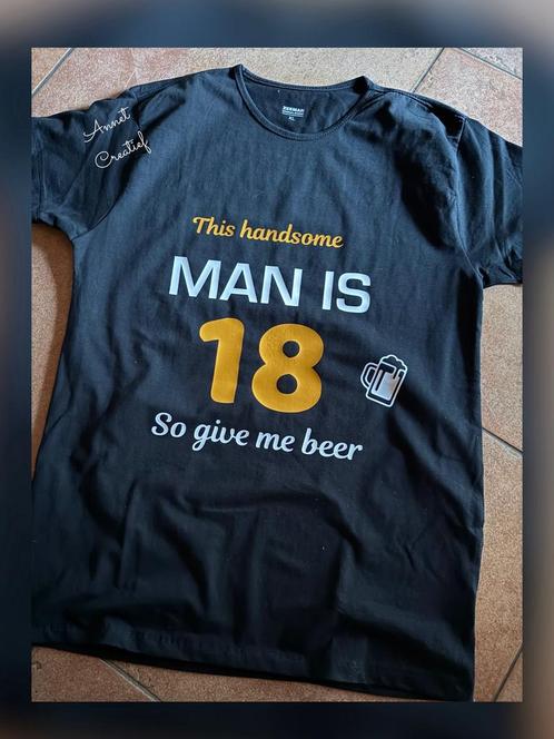 Shirt voor 18 jarige. Cadeau tip, Kleding | Heren, T-shirts, Nieuw, Ophalen of Verzenden