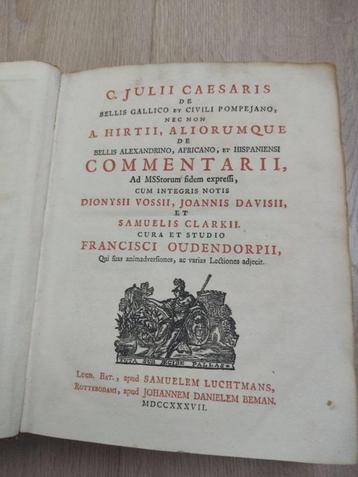 De Bello Gallico, uit 1737 beschikbaar voor biedingen