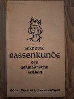 Beknopte rassenkunde der Germaansche volken (1942), Verzamelen, Ophalen of Verzenden, Duitsland, Boek of Tijdschrift