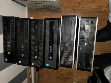 Partij i5 desktops.stapel geheugenbanken,laptop harddisks en beschikbaar voor biedingen