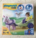 Playmobil 1.2.3 70401 Eenhoornkoets met Fee - NIEUW, Kinderen en Baby's, Speelgoed | Playmobil, Ophalen of Verzenden, Nieuw, Complete set