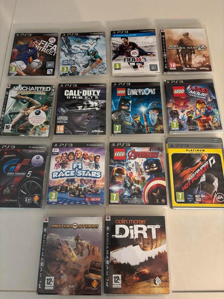 PS3 Games - Diverse Titels 14 stuks Play Station 3 spellen!, Spelcomputers en Games, Games | Sony PlayStation 3, Gebruikt, Sport
