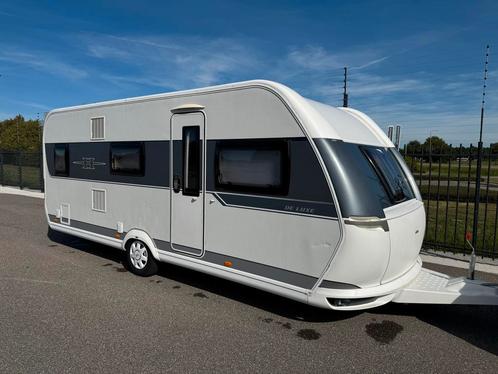 Hobby 545KMF caravan – 2017 – dakairco & opblaasvoortent, Caravans en Kamperen, Caravans, Particulier, Rondzit, Hobby, Koelkast