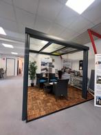 Aluminium terrasoverkapping met glazen dak 2500x2500x2100mm, Tuin en Terras, Overkappingen, Ophalen, Zo goed als nieuw, Veranda