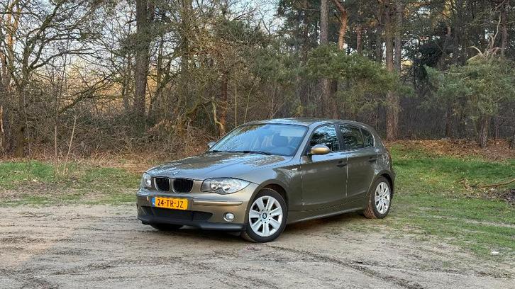 BMW 1-Serie 2.0 118I 2007 Bruin, Auto's, BMW, Particulier, 1-Serie, ABS, Airbags, Airconditioning, Boordcomputer, Centrale vergrendeling