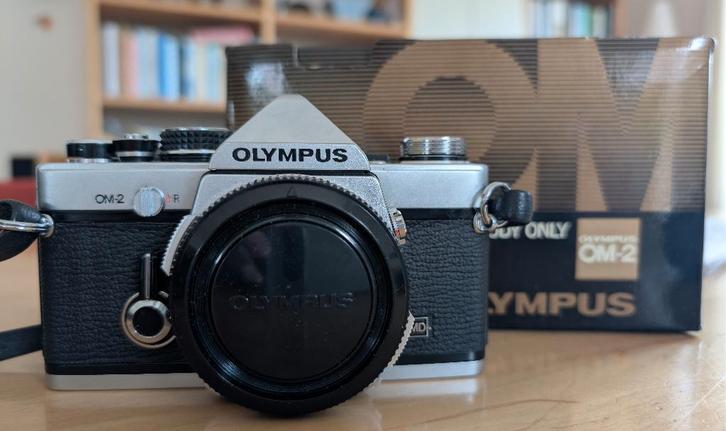 Olympus OM2 + objectieven, Audio, Tv en Foto, Fotocamera's Analoog, Zo goed als nieuw, Spiegelreflex, Olympus, Ophalen of Verzenden