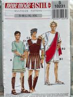 Nieuwe Mode Stil Patroon Romeinse Kostuums S-XXL, Overige merken, Overige typen, Man, Nieuw