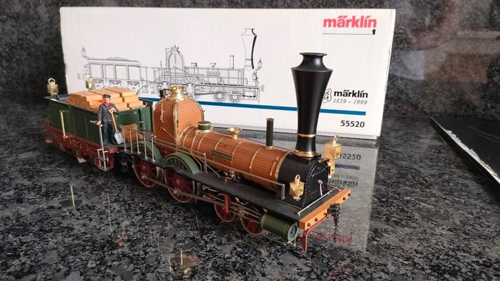 Märklin 55520 + 58032, Hobby en Vrije tijd, Modeltreinen | Overige schalen, Zo goed als nieuw, Locomotief, Wisselstroom, Märklin