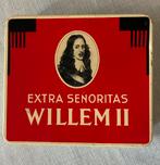 20 Extra Senoritas Willem II tabaksblik, Ophalen of Verzenden, Zo goed als nieuw, Tabaksdoos of Verpakking