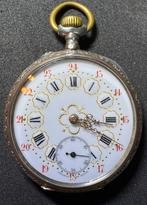 Zakhorloge Suisse Zwitserland antiek, zilver en goud., Sieraden, Tassen en Uiterlijk, Horloges | Antiek, Overige merken, Zakhorloge