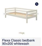 Flexa whitewash 1 persoon bed, Ophalen, Gebruikt, Eenpersoons, 200 cm