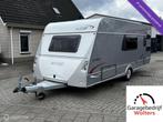Hymer 525 living pulse stapelbed vastbed rondzit voortent, Caravans en Kamperen, Caravans, Overige typen, Rondzit, 7 tot 8 meter