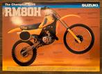 Brochure / folder - Suzuki crossmotor (~1980/85)., Ophalen of Verzenden, Zo goed als nieuw, Motoren