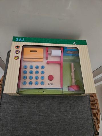 Houten Speelgoed Kassa - Nieuw in Verpakking! beschikbaar voor biedingen