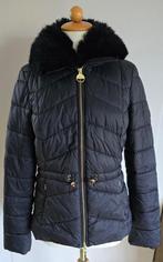 Barbour International quilted winterjas faux fur zwart - 38, Kleding | Dames, Maat 38/40 (M), Barbour, Zwart, Ophalen of Verzenden