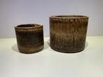 2 Keramieken Vazen Bloempotten Loré Keramiek, Ophalen of Verzenden