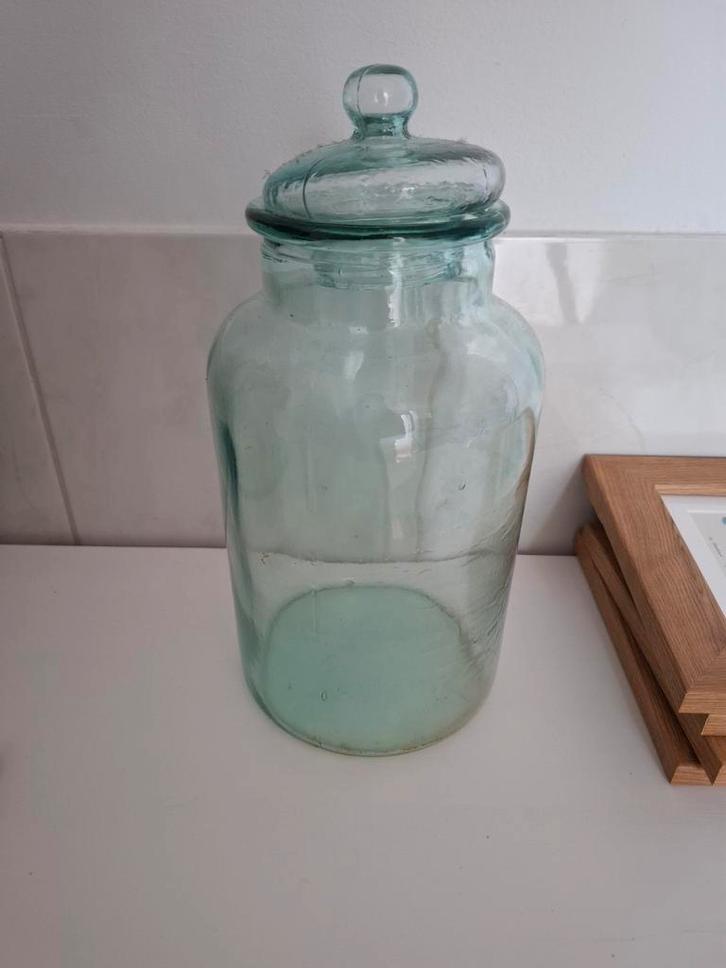 2 antieke oude voorraadpotten/stopfles, Huis en Inrichting, Woonaccessoires | Stolpen, Zo goed als nieuw, Ophalen of Verzenden