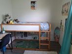 IKEA Kinder bed KURA Keerbaar bed, wit/grenen, 90x200cm -, Ophalen, 85 tot 100 cm, Gebruikt, Hoogslaper of Stapelbed
