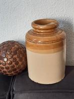 Grespot mosterdpot landelijk ,stoer brocante,aardewerk, Ophalen of Verzenden