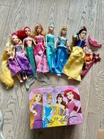Barbie prinsessen ariel, snow,  rapunzel koffer met jurken, Ophalen of Verzenden, Zo goed als nieuw, Barbie