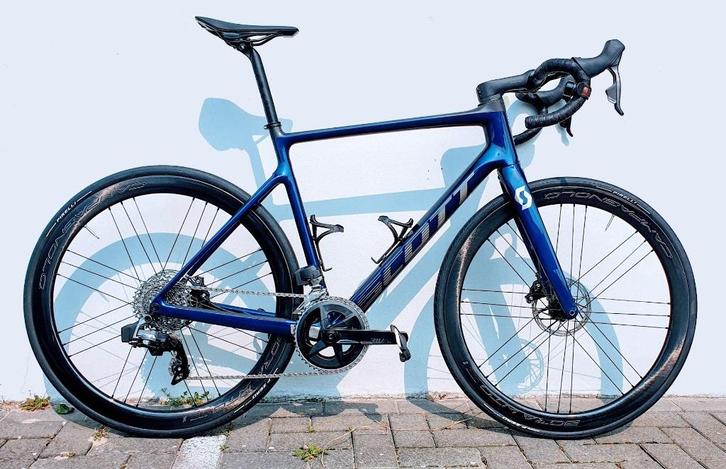 Racefiets Scott / Campagnolo Bora WTO 45 / Garmin EDGE 830, Fietsen en Brommers, Fietsen | Racefietsen, Zo goed als nieuw, Overige merken