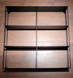 Zwart metalen wandrek 90x90cm, Ophalen, Zo goed als nieuw