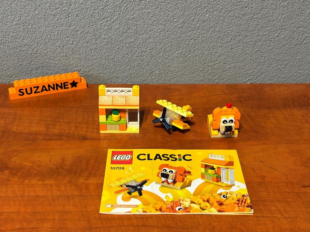 Lego 10709 Classic - Orange Creativity Box, Ophalen of Verzenden, Zo goed als nieuw, Complete set, Lego