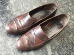 Leren pumps met blokhakje maat 37 (= maat 4 UK), Bruin, Verzenden, Overige typen, Gedragen