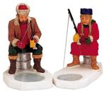 Kerstdorp - Lemax - Fishing For Supper, Ophalen of Verzenden, Zo goed als nieuw