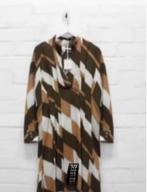 Alysi - Prachtige 100% zijden Jurk maat 42 - Nieuw €435, Kleding | Dames, Bruin, Maat 42/44 (L), Nieuw, Ophalen of Verzenden