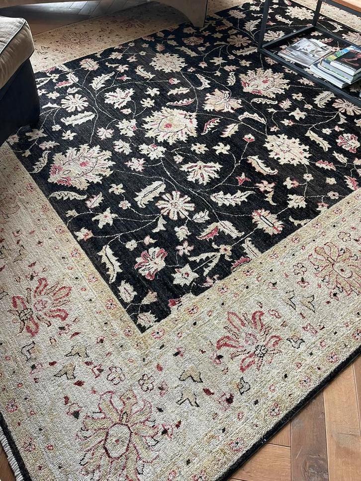 Pakistaans tapijt 303 x 243, Huis en Inrichting, Stoffering | Tapijten en Kleden, Gebruikt, 200 cm of meer, 200 cm of meer, Rechthoekig