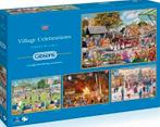 Gibsons - Village Celebration - 4x500 stukjes, Ophalen of Verzenden, 500 t/m 1500 stukjes, Nieuw, Legpuzzel