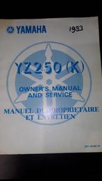 Yamaha YZ250 1983 manual, Motoren, Yamaha