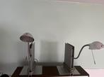 2x Oscar boekenplank lampen Ingo Maurer, Gebruikt, Memphis, speels Design, Ophalen of Verzenden, Metaal