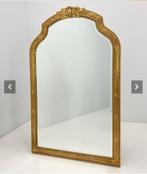 Grote Deknudt kuifspigel boogspiegel barok gouden lijst, Ophalen, Zo goed als nieuw, Rechthoekig, Minder dan 100 cm