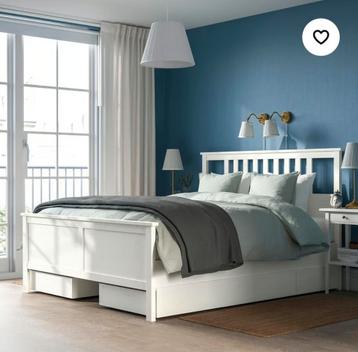 Goede Ikea Hemnes bed, lattenbodems,2 lades 140x200. beschikbaar voor biedingen