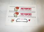 Van Maanen  miniatuur stickers 1 : 50, Hobby en Vrije tijd, Modelauto's | 1:50, Ophalen of Verzenden, Nieuw, Bus of Vrachtwagen