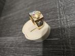 14 k gouden heren ring met leeuwenhoofd 10,3 gram, 20 of groter, Heer, Nieuw, Ophalen of Verzenden