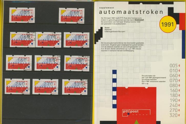 Nederland Automaatstroken Klussendorf 1991 602 jdu, Postzegels en Munten, Postzegels | Nederland, Gestempeld, Na 1940, Ophalen of Verzenden