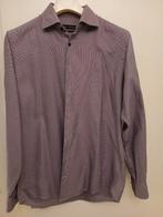 John Miller shirt paarse ruit 16/41, Paars, Ophalen of Verzenden, Zo goed als nieuw, Halswijdte 41/42 (L)