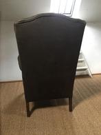 Antieke Engelse fauteuil. donkergroen. HxBxD 108x75x55cm, Huis en Inrichting, Ophalen, Stof, 50 tot 75 cm, Gebruikt