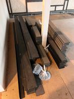 Diverse composieten vlonder planken - 40m2, Tuin en Terras, Terrasdelen en Vlonders, Ophalen of Verzenden, Gebruikt, Composiet