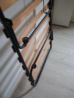 Opvouwbare stretcher 80x190 met lattenbodem ophalen! 30,-, Huis en Inrichting, Ophalen, Eenpersoons, Zwart, 190 cm of minder