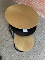 BIJZETTAFELS/SALONTAFEL EXCLUSIEF ALUMINIUM BLAD ACTIE PRIJS, 45 tot 60 cm, BIJZETTAFEL/SALONTAFEL EXCLUCIEF ALUMINIUM BLAD ACTIE PRIJS VOOR