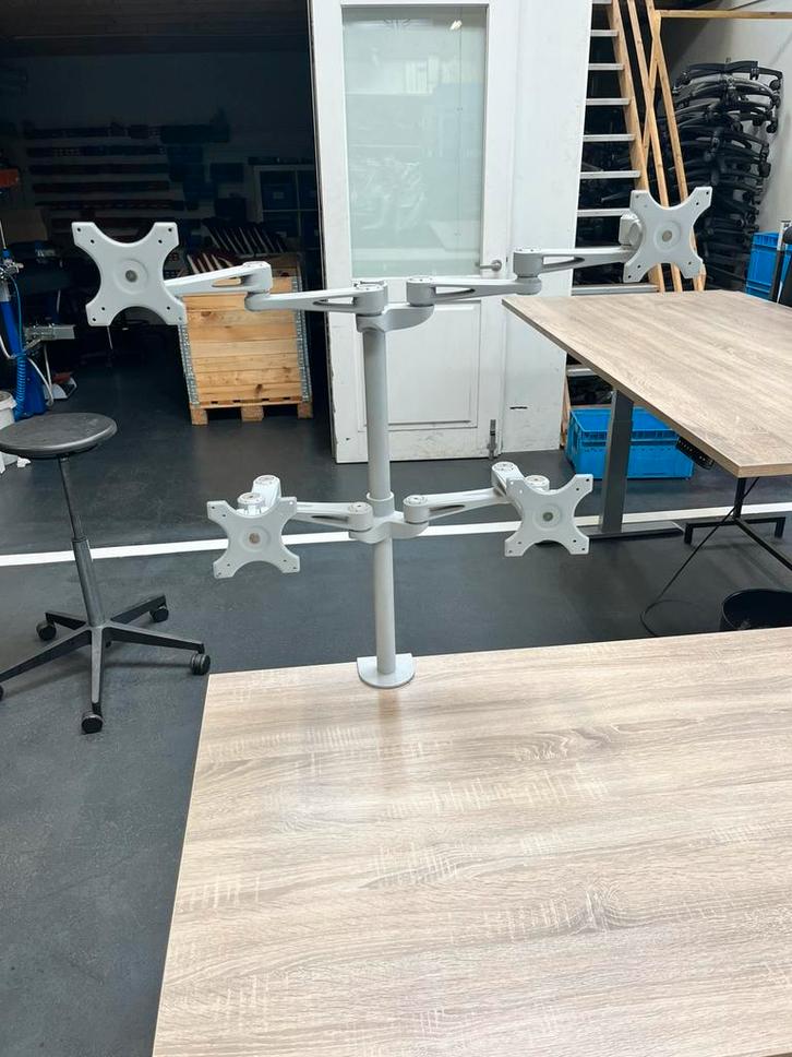 Monitorarm 4 schermen, Computers en Software, Monitoren, Gebruikt, 60 Hz of minder, DisplayPort, DVI, HDMI, Thunderbolt, USB-C