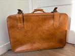 Vintage leren koffer jaren 80 (75x48x18cm), Sieraden, Tassen en Uiterlijk, Koffers, Ophalen of Verzenden, Gebruikt, Leer