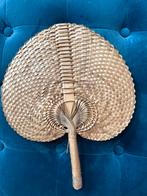 Handgemaakte Waaier van Bamboe, Huis en Inrichting, Woonaccessoires | Overige, Ophalen of Verzenden, Zo goed als nieuw