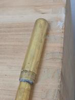 Antieke koperen scheepshoorn met ketting, Ophalen of Verzenden, Koper